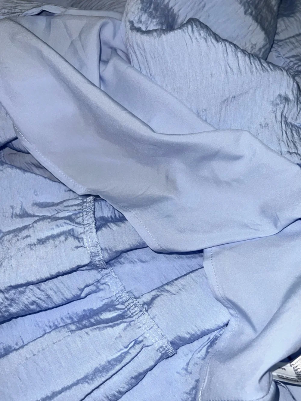 A new day Open Back Baby Blue Flowy Midi Dress with Adjustable Straps, Sz Large - Picture 7 of 11